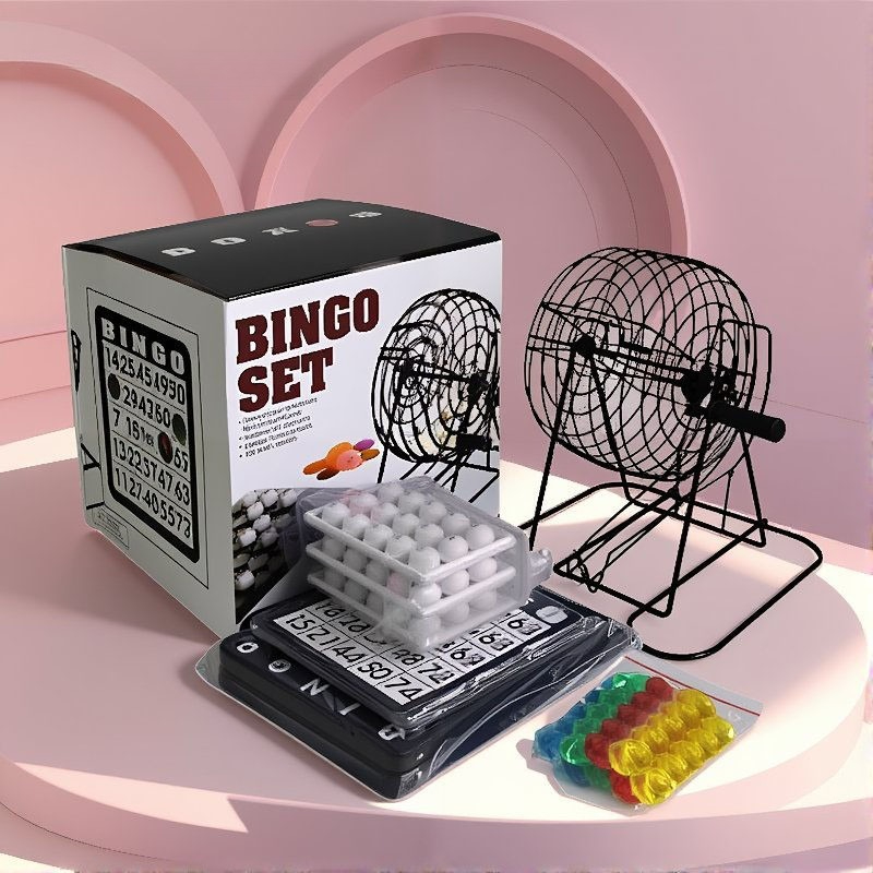 Party Games For Adults Large Group - Çelik Bingo Oyunu Kafes Seti, Bingo