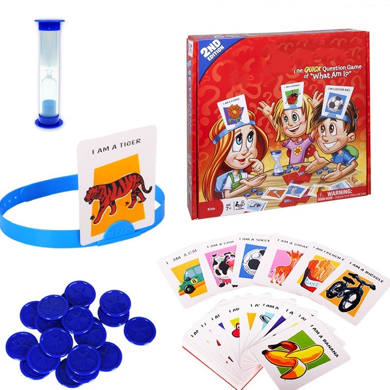 Party Games Quiz - Çocuklar Komik Kartlar Masa Oyunu Oyuncak