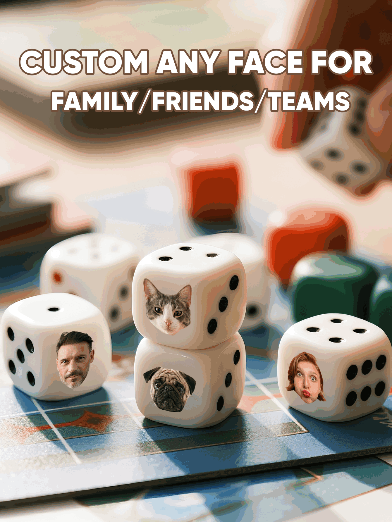 Kişiye Özel Yüz Zarları Komik  - Party Games For Christmas incelemesi ve fiyatı