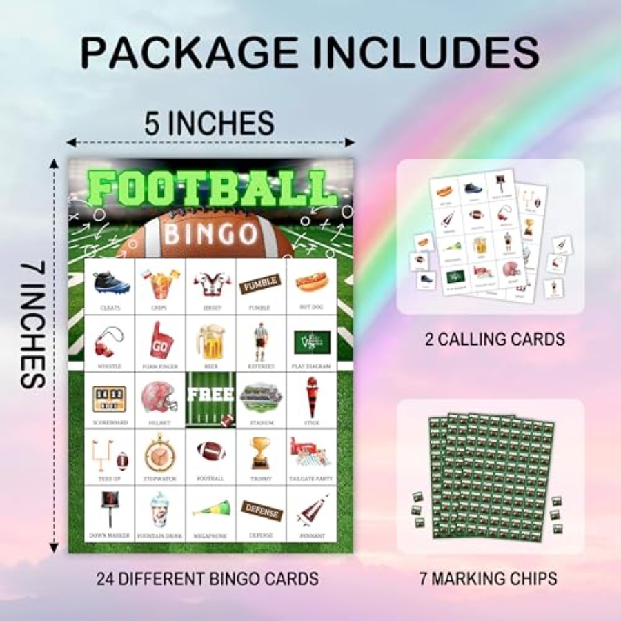 Futbol Partisi Bingo Oyun Kart - Party Games For Adults Large Group incelemesi ve fiyatı