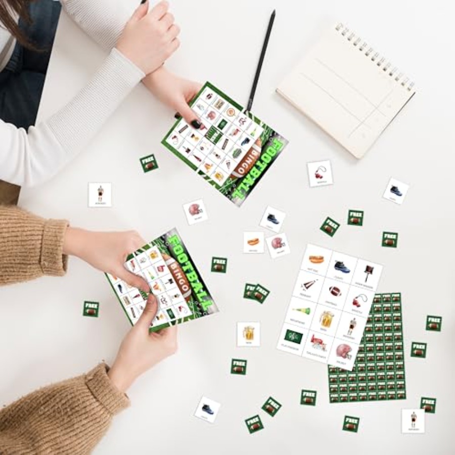 Futbol Partisi Bingo Oyun Kart - Party Games For Adults Large Group incelemesi ve fiyatı